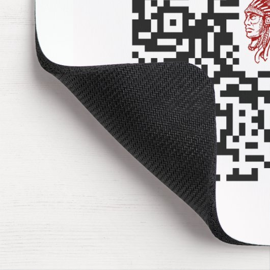 Chiefs Custom Mouse Pad mit QR Code Mousepad (Ecke)