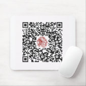 Chiefs Custom Mouse Pad mit QR Code Mousepad (Mit Mouse)