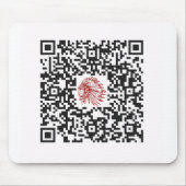 Chiefs Custom Mouse Pad mit QR Code Mousepad (Vorne)