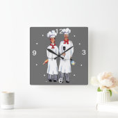 Chiefs Wall Clock Quadratische Wanduhr (Zuhause)