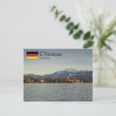 Chiemsee Deutschland Postkarte (Stehend Vorderseite)