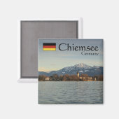 Chiemsee Germany Souvenir Magnet (Vorderseite/Rückseite)