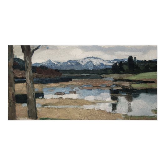 Chiemsee Leo Putz Landschaftsbild Poster (Vorderseite)