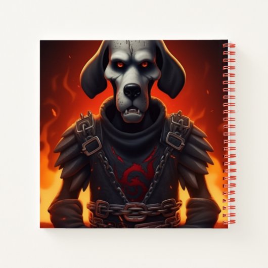 Chien Ange Notizblock (Rückseite)