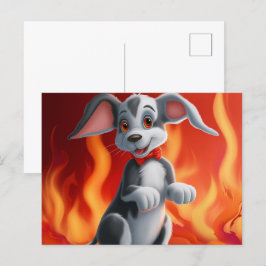 Chien Cute Postkarte