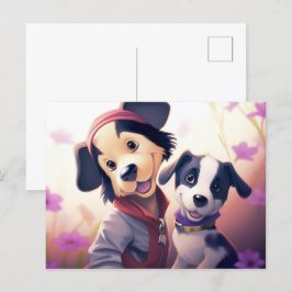 Chien Cute Postkarte