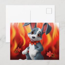 Chien Cute Postkarte