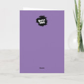 Chien et Chat Gymnaste sauneer Jahrestag Karte (Rückseite)