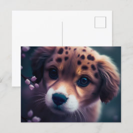 Chien Gepard Postkarte