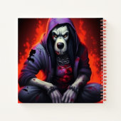 Chien Mauve Notizblock (Rückseite)