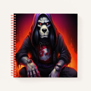 Chien Mauve Notizblock