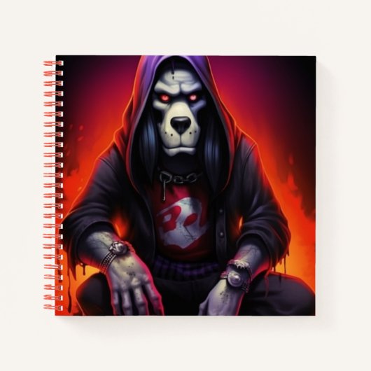 Chien Mauve Notizblock (Vorderseite)