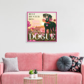 chienne dogue magazine cover for dogs ( women ) leinwanddruck (Insitu (Wohnzimmer))
