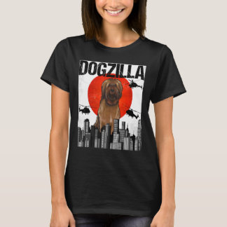 Chienzilla Dogzilla Japanischer Hirte von Brie T-Shirt