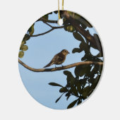 Chiffchaff Keramik Ornament (Links)