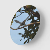 Chiffchaff Runde Wanduhr (Winkel)
