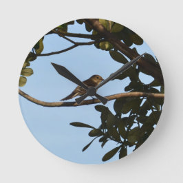 Chiffchaff Runde Wanduhr