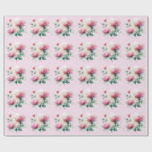 Chiffon Rose Packpapier (Flach)