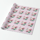 Chiffon Rose Packpapier (Ungerollt)