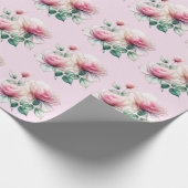 Chiffon Rose Packpapier (Ecke)