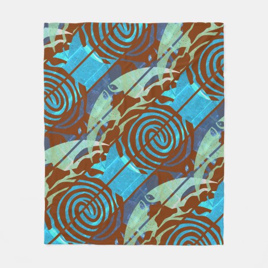 Chiffon Scarf Fleecedecke (Vorderseite)