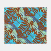 Chiffon Scarf Fleecedecke (Vorderseite (Horizontal))