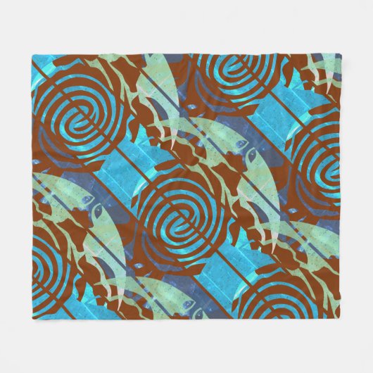 Chiffon Scarf Fleecedecke (Vorderseite (Horizontal))