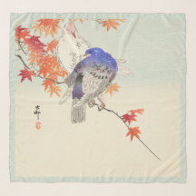 Chiffon Tuch mit klassischer japanischer Kunst