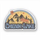 Chignik Lake, Alaska Sticker (Vorderseite)