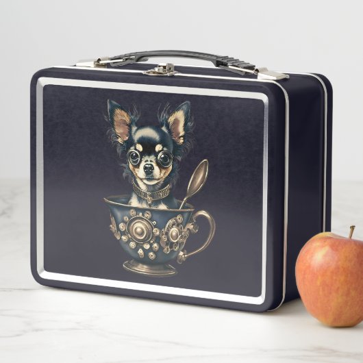 Chihauhau Puppy Steam Punk Lunch Box (Beispiel)