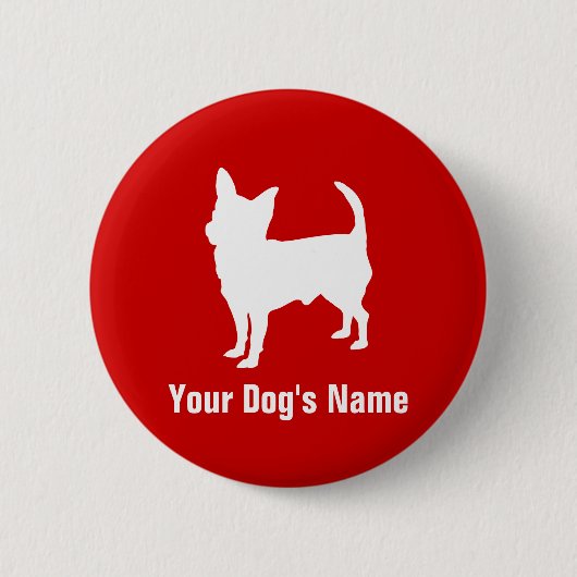 Chihuahua ワ ワ button (Vorderseite)
