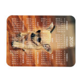 Chihuahua 2018 Calendar Foto Magnet 3x4 Klein (Horizontal)