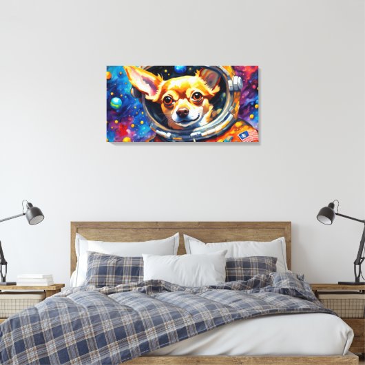 CHIHUAHUA 5 LEINWANDDRUCK (Insitu (Schlafzimmer))