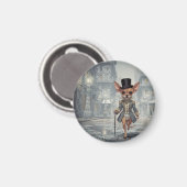 Chihuahua About Town In Paris Magnet (Vorderseite/Rückseite)