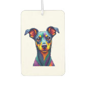 Chihuahua  Abstract Painting  Colour  Cute Dog (1) Autolufterfrischer (Vorderseite)