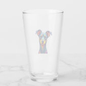 Chihuahua  Abstract Painting  Colour  Cute Dog (1) Glas (Rückseite)