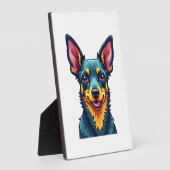 Chihuahua  Abstract Painting  Colour  Cute Dog (2) Fotoplatte (Seite)