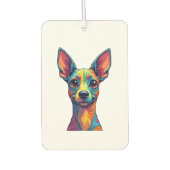 Chihuahua  Abstract Painting  Colour  Cute Dog (5) Autolufterfrischer (Vorderseite)