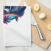 Chihuahua  Abstract Painting  Colour  Cute Dog Cop Geschirrtuch (Viertel Falte)