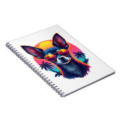 Chihuahua  Abstract Painting  Colour  Cute Dog Cop Notizblock (Rechte Seite)