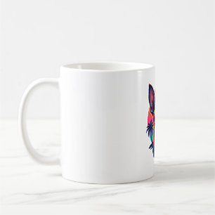 Chihuahua Abstrakte Malerei Farbe Niedlicher Hund Kaffeetasse