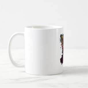 Chihuahua Abstrakte Malerei Farbe Niedlicher Hund Kaffeetasse