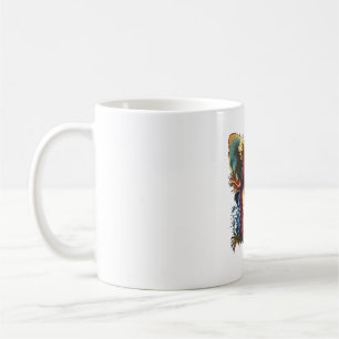 Chihuahua Abstrakte Malerei Farbe Niedlicher Hund Kaffeetasse