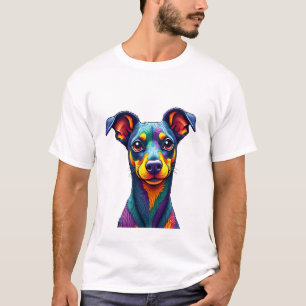 Chihuahua Abstrakte Malerei Farbe Süßer Hund (1 T-Shirt