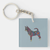 Chihuahua Acrylic Keychain Schlüsselanhänger (Vorderseite)