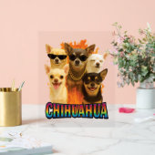 Chihuahua acrylschild (Hochzeit)
