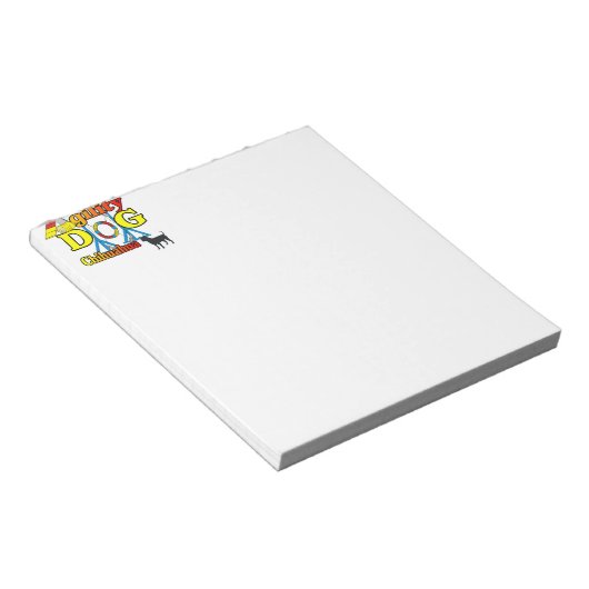 Chihuahua-Agility Notizblock (angewinkelt)