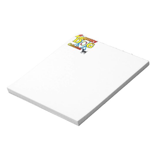Chihuahua-Agility Notizblock (Rotiert)