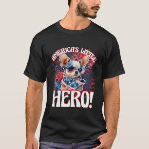 Chihuahua Amerikas kleiner Held, Stolz Chihuahua P T-Shirt