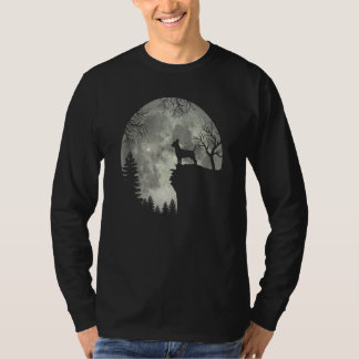 Chihuahua And Moon Halloween T-Shirt